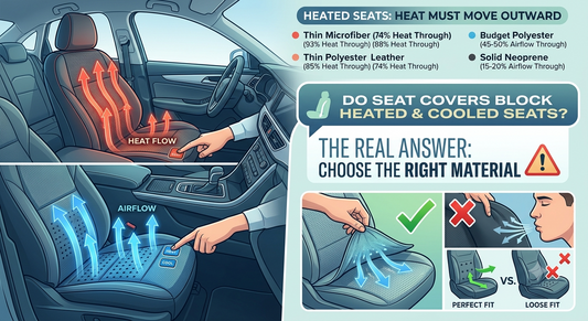 Do Seat Covers Work With Heated and Cooled Seats? (Compatibility Guide)